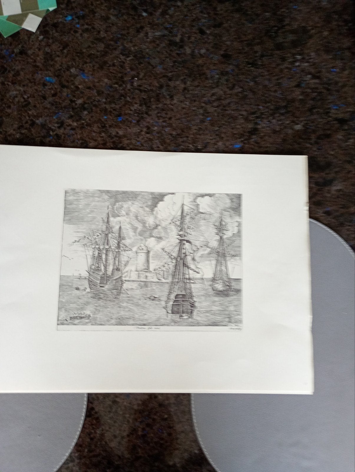 set van 3 tekeningen van Frans Huys., Antiek en Kunst, Ophalen, Foto