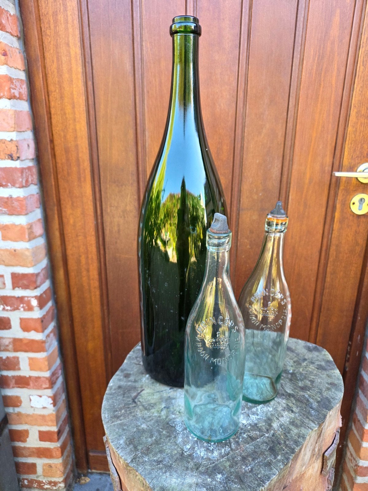 XL Franse Jeroboam 4.4L + 2 Spa Monopole Princeps Kroon 1L, Ophalen