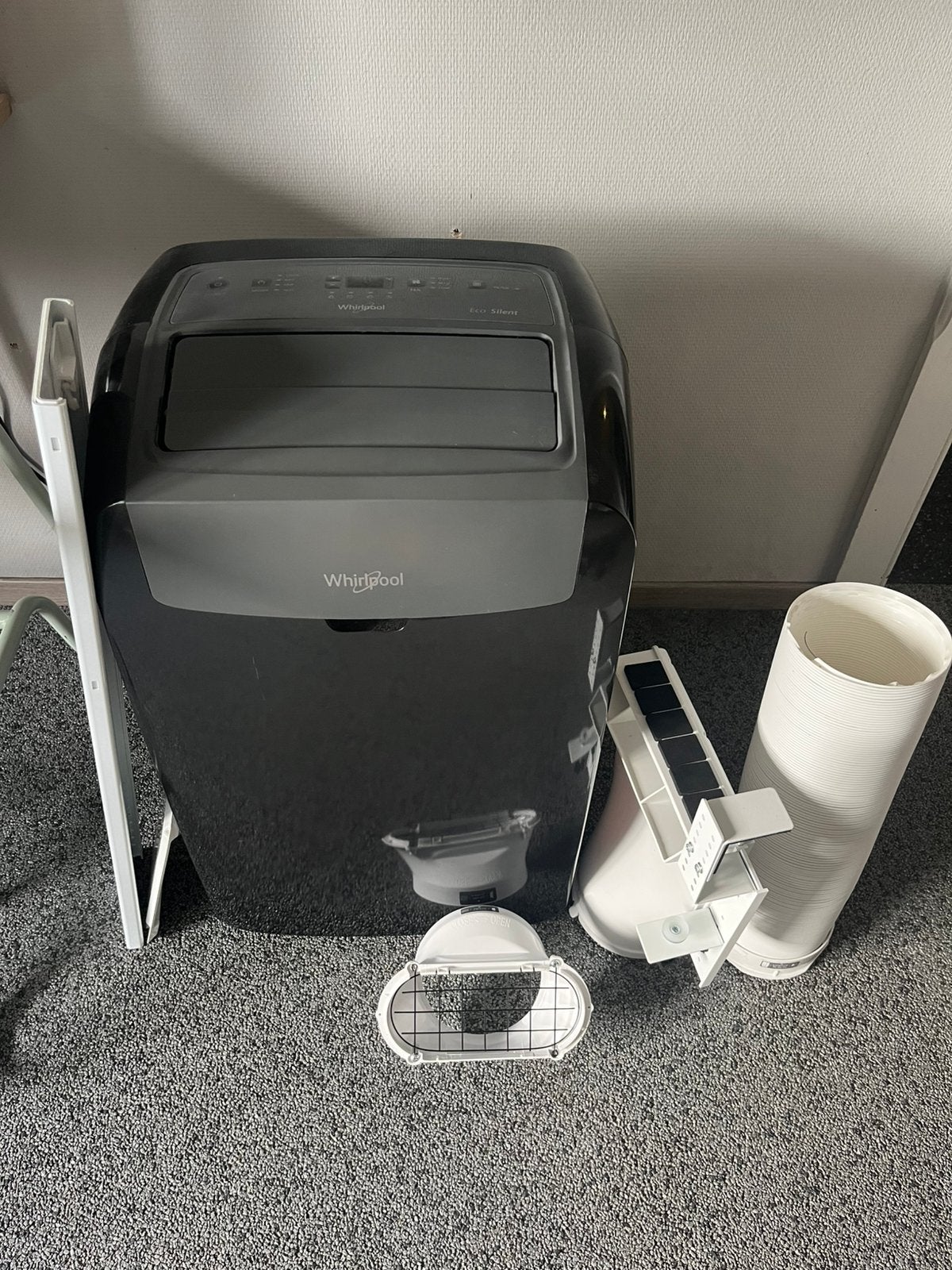 Whirlpool PACB212HP – 12000 BTU, Ophalen, Afstandsbediening, Mobiele airco, Gebruikt