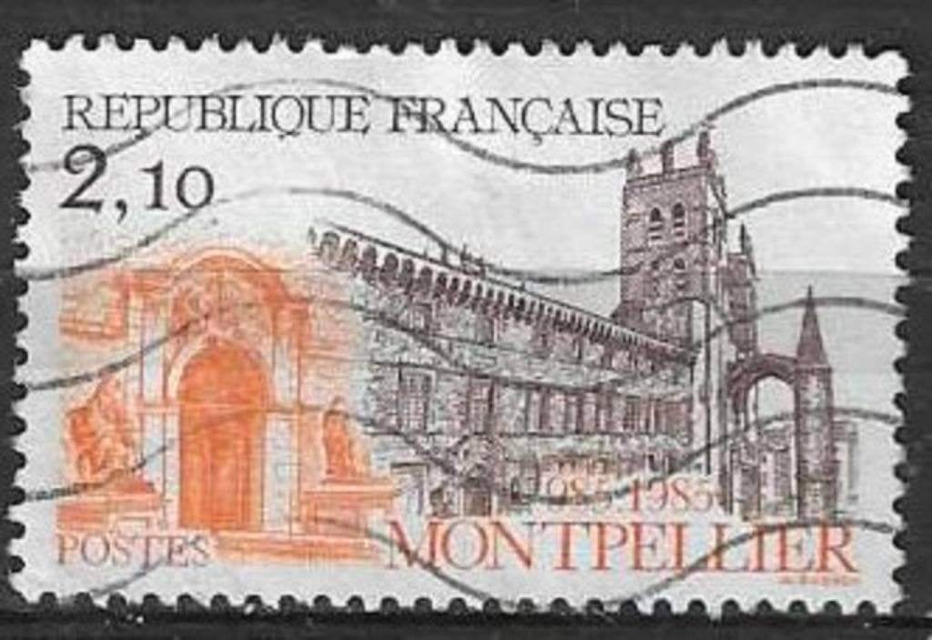 Francia 1985 - Yvert 2350 - Montpellier (ST), Envoi, Affranchi