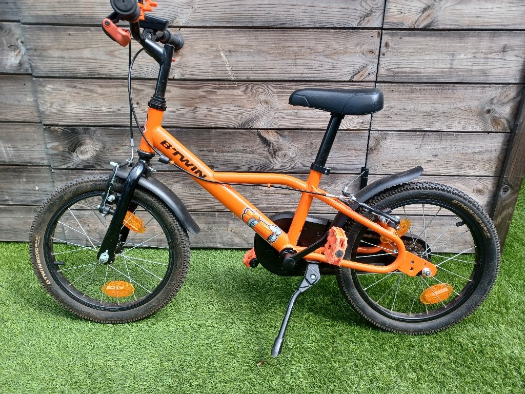 Kinderfiets 16', Fietsen en Brommers, Fietsen | Jongens, Ophalen, Velgrem, B-Twin, 16 inch