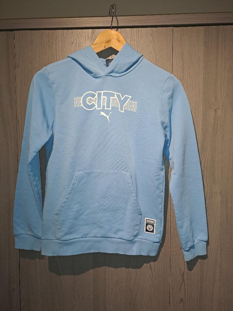 Puma sweater met kap Manchester city maat152, Ophalen, Gebruikt, Trui of Vest, Puma
