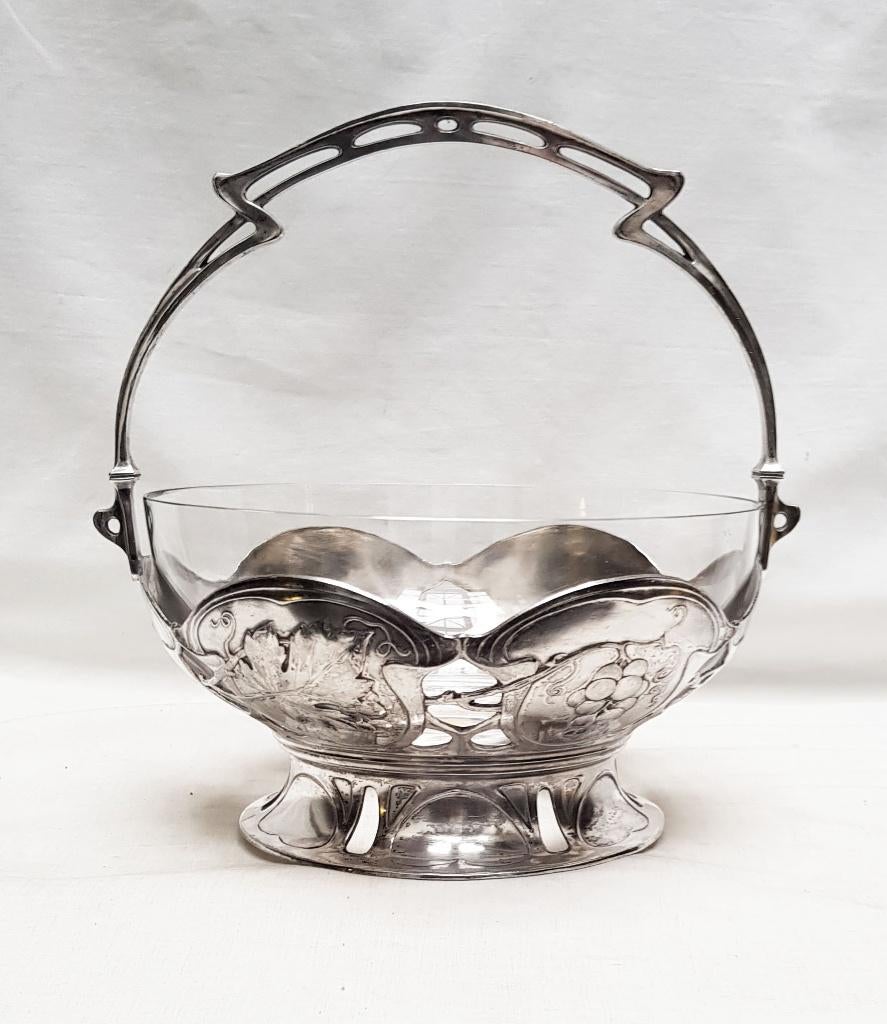 Coupe à fruits Art Nouveau - Minerva., Antiquités & Art, Antiquités | Services (vaisselle) pièces, Enlèvement ou Envoi