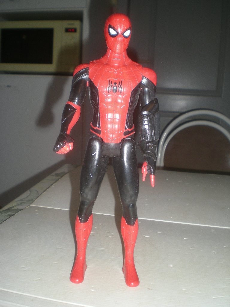 zwarte spiderman, Enfants & Bébés, Jouets | Figurines, Enlèvement ou Envoi, Comme neuf