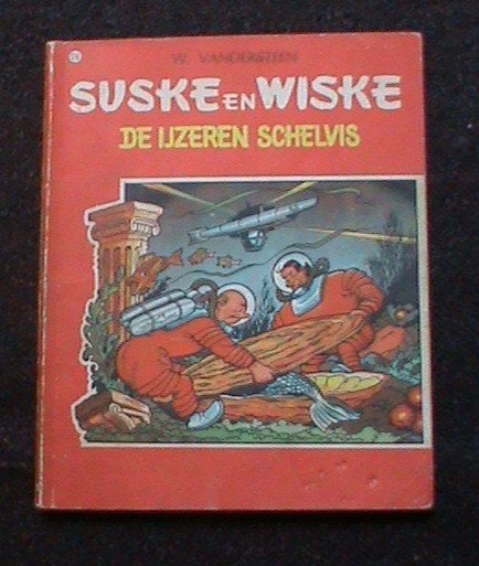 Suske en Wiske De ijzeren schelvis 1e druk Matte versie 1967, Boeken, Eén stripboek, Ophalen of Verzenden, Gelezen