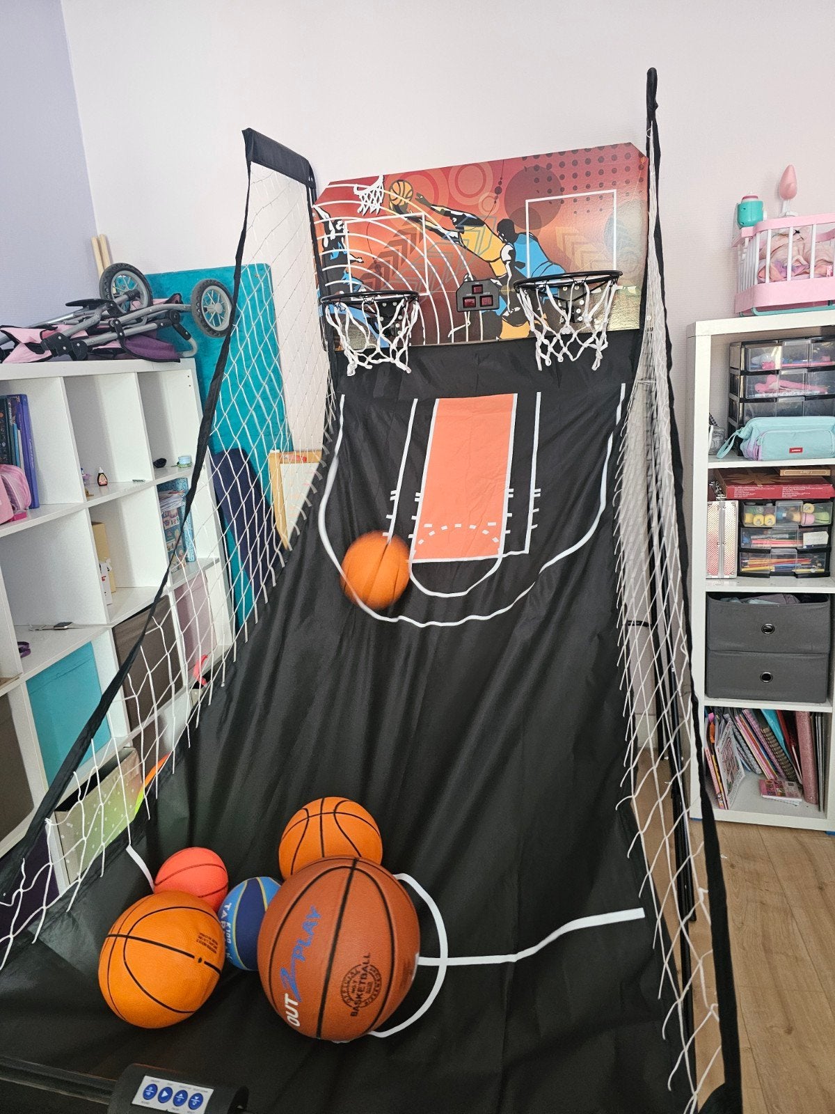 paniers de basket pliable, Sports & Fitness, Basket, Enlèvement, Comme neuf, Autres types