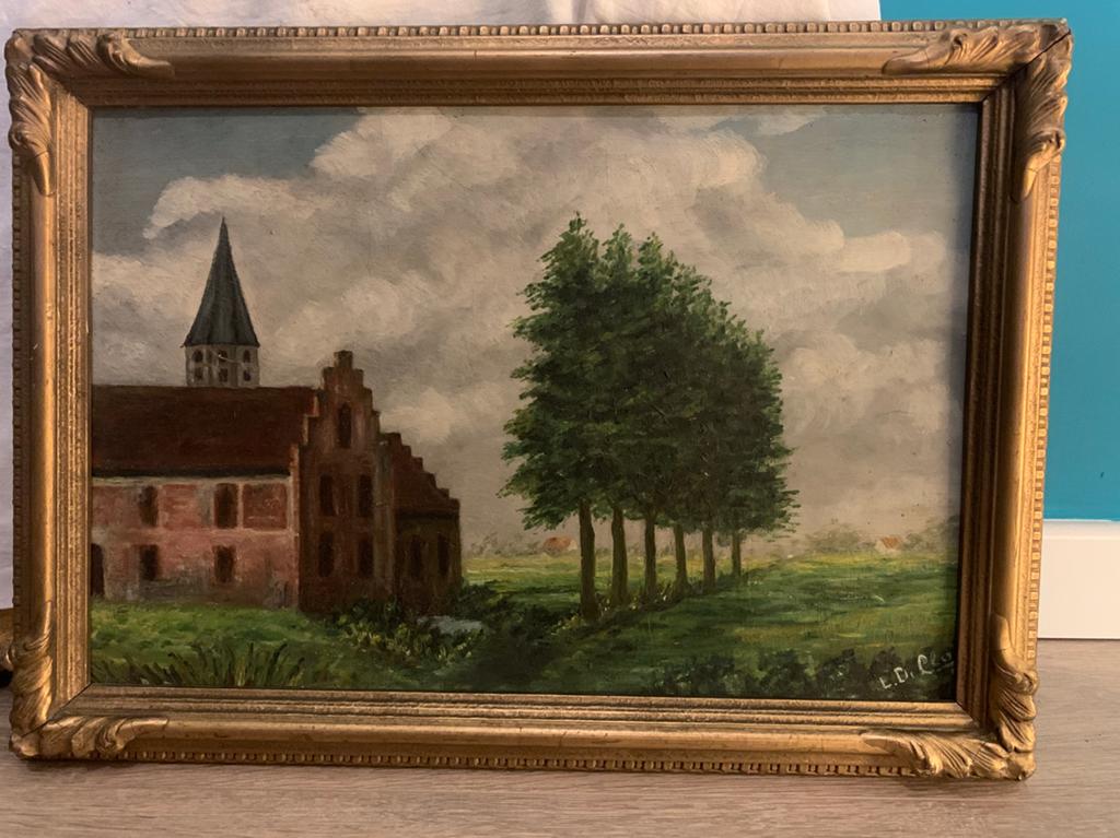 Schilderij landschap, Antiek en Kunst, Ophalen