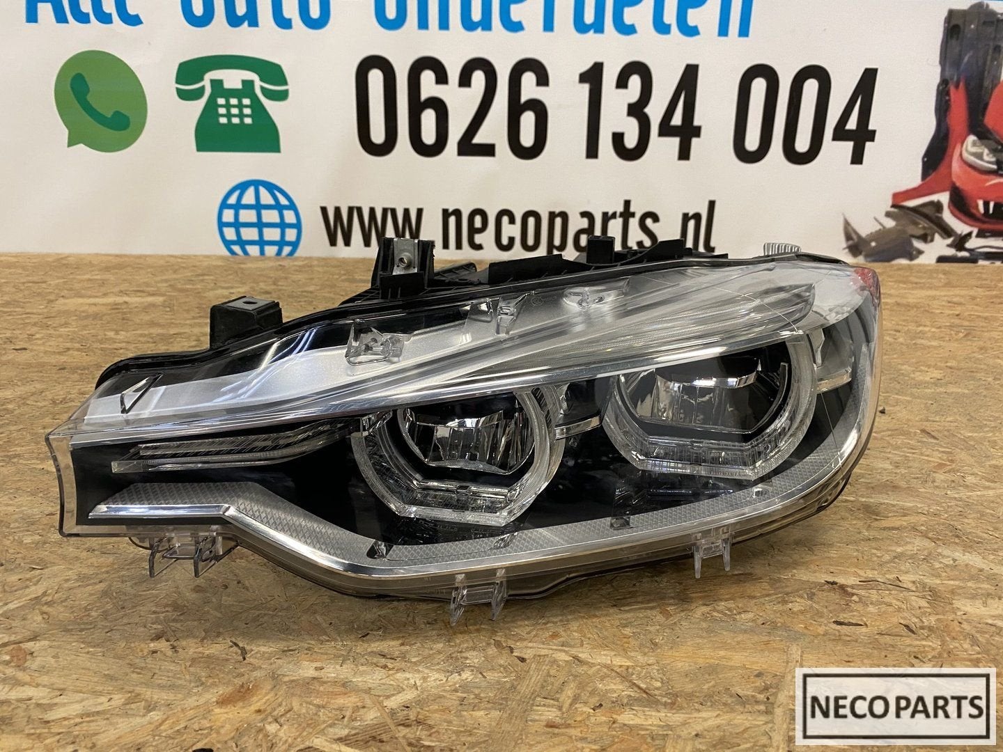 BMW 3 SERIE F30 F31 FACELIFT LCI VOL LED KOPLAMP LINKS, Gebruikt, -, -, Ophalen of Verzenden