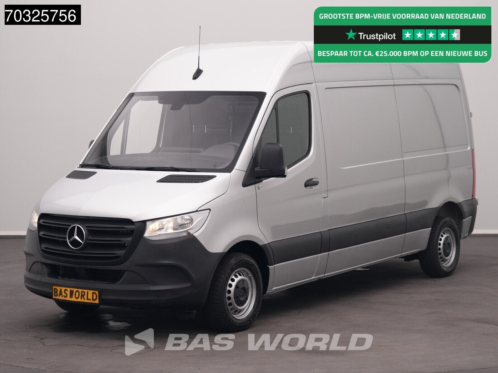 Mercedes Sprinter 215 CDI Automaat 150pk L2H2 MBUX Camera Ai, Auto's, Bestelwagens en Lichte vracht, Automaat, Stof, Gebruikt