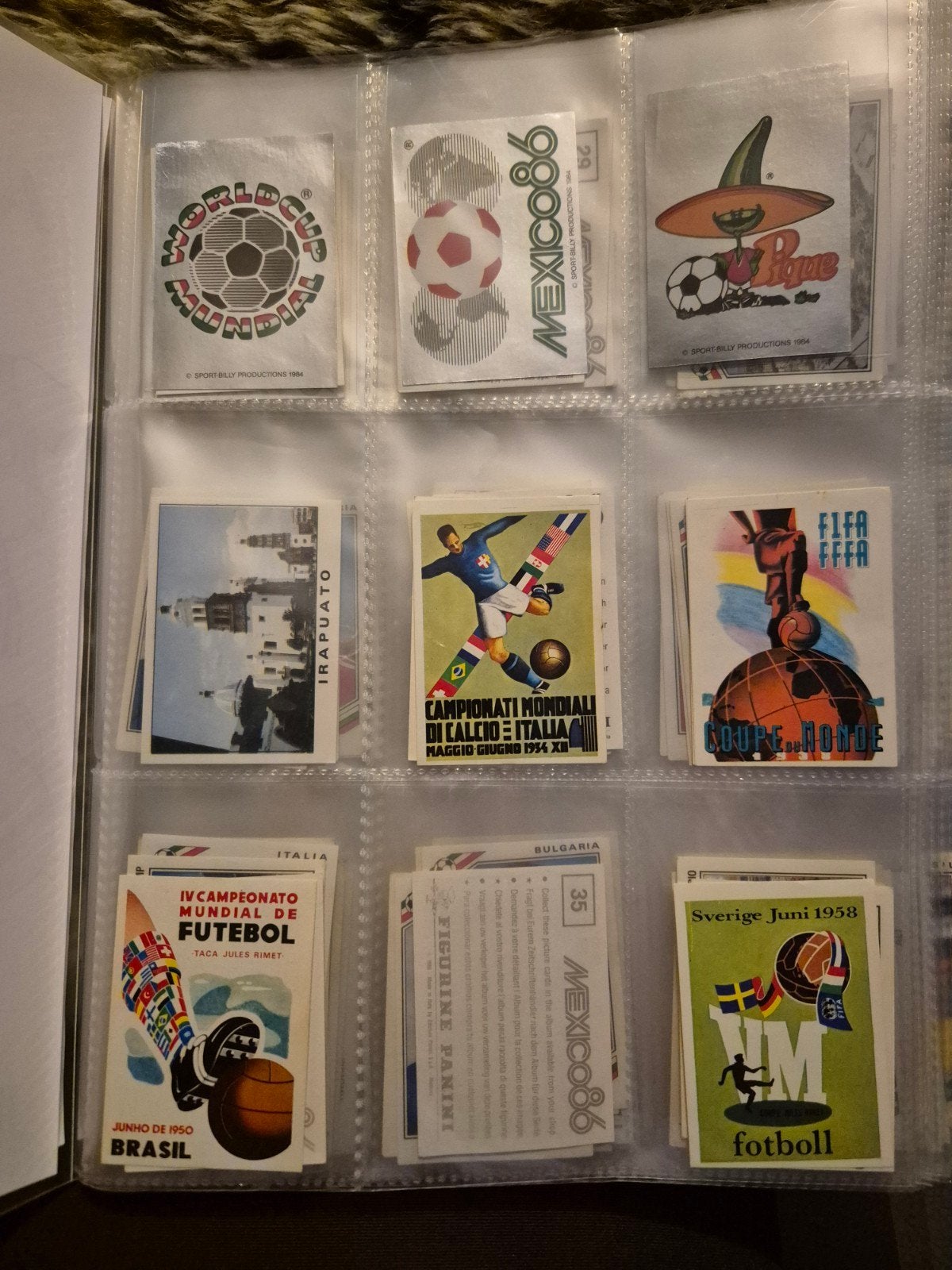 panini WK Mexico 86 set images, Enlèvement ou Envoi, Utilisé, Plusieurs autocollants