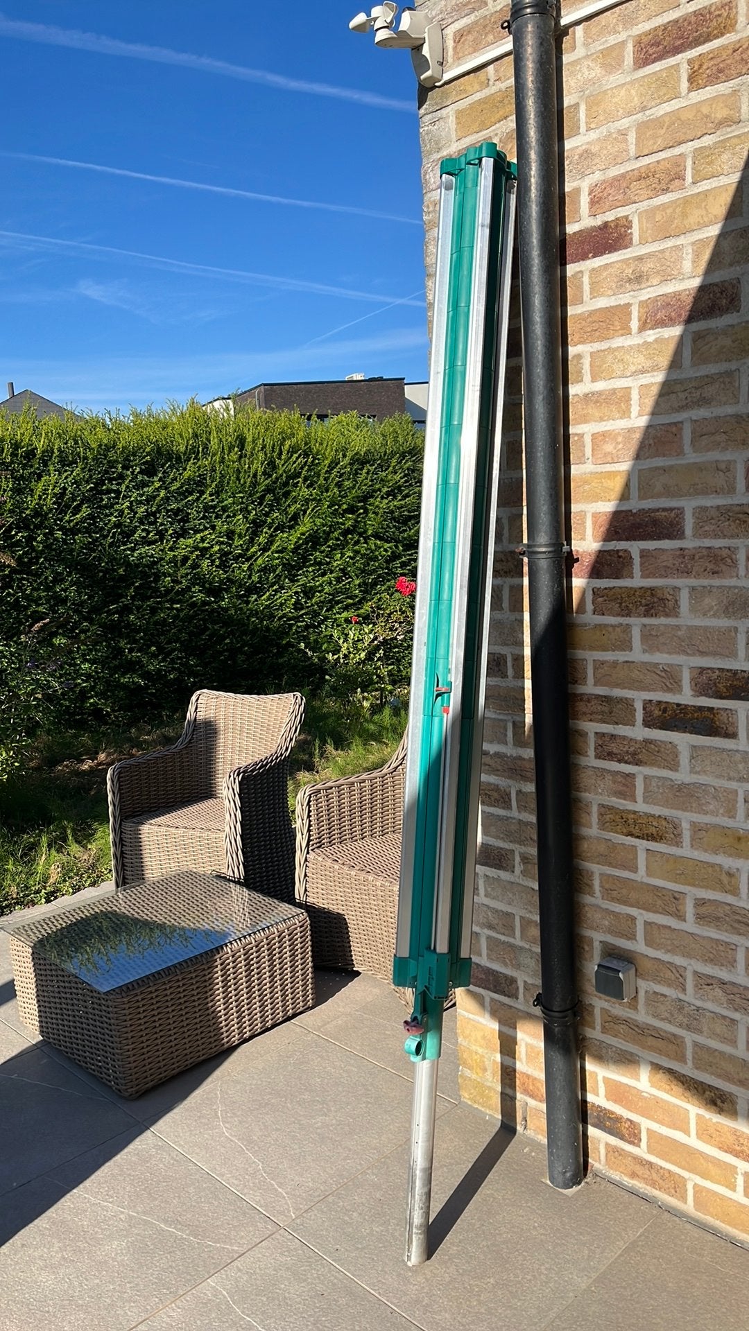 Leifheit Linomatic 600 Droogmolen – XXL Model (60m), Tuin en Terras, Droogmolens en Wasrekken, Ophalen, Gebruikt, Droogmolen
