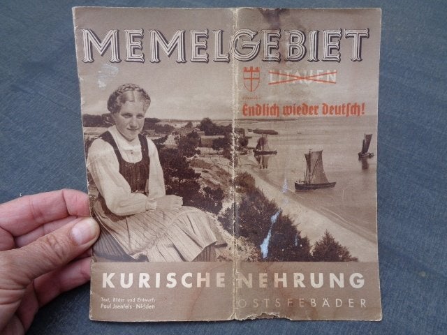 WO 2 brochure , MEMEL GEBIET wieder Deutsch !, Verzamelen, Militaria | Tweede Wereldoorlog, Ophalen of Verzenden, Overige soorten