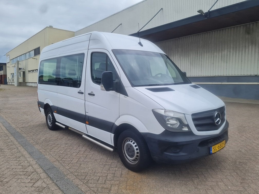 Mercedes-Benz Sprinter 214 CDI L2 H2. 9 persoons, Bj 2018, Auto's, Automaat, Gebruikt, 4 cilinders, 2000 kg