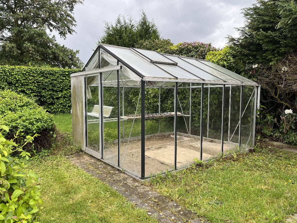 Serre 3m x 3.50m - tuinkas, Ophalen, Gebruikt, Kweekkas, Glas