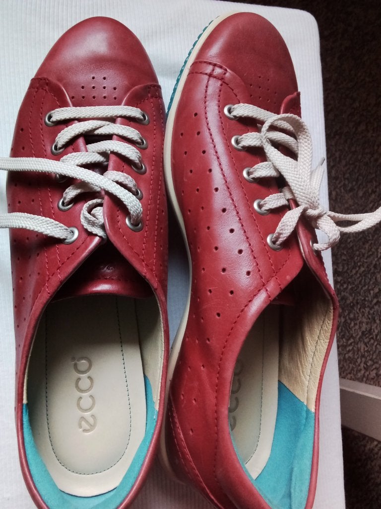 Chaussures femmes 41, Rouge, Ecco, Sneakers et Baskets, Comme neuf