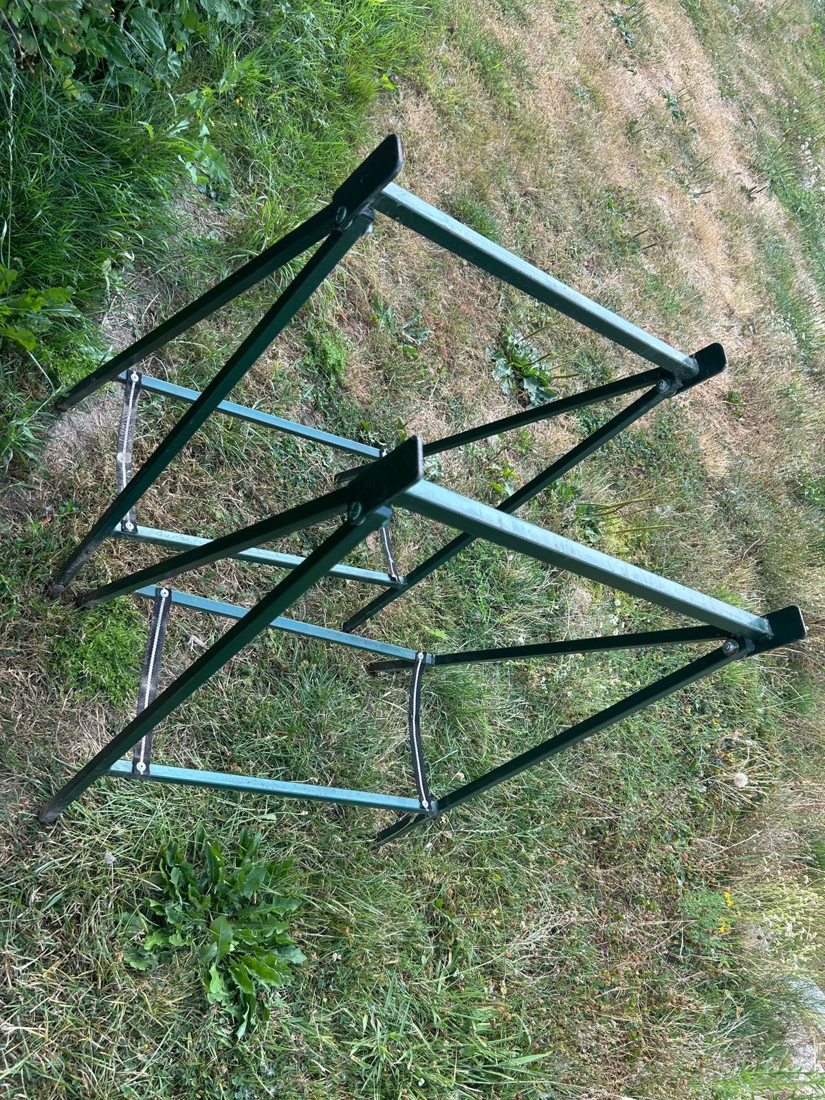Schragen - stellingen., Doe-het-zelf en Bouw, Steigers, Ophalen, Gebruikt
