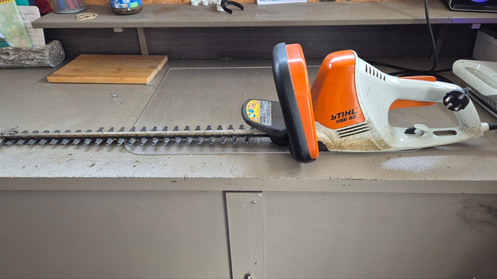 haagschaar hse 52 stihl, Tuin en Terras, Ophalen, Gebruikt, Elektrisch, Stihl