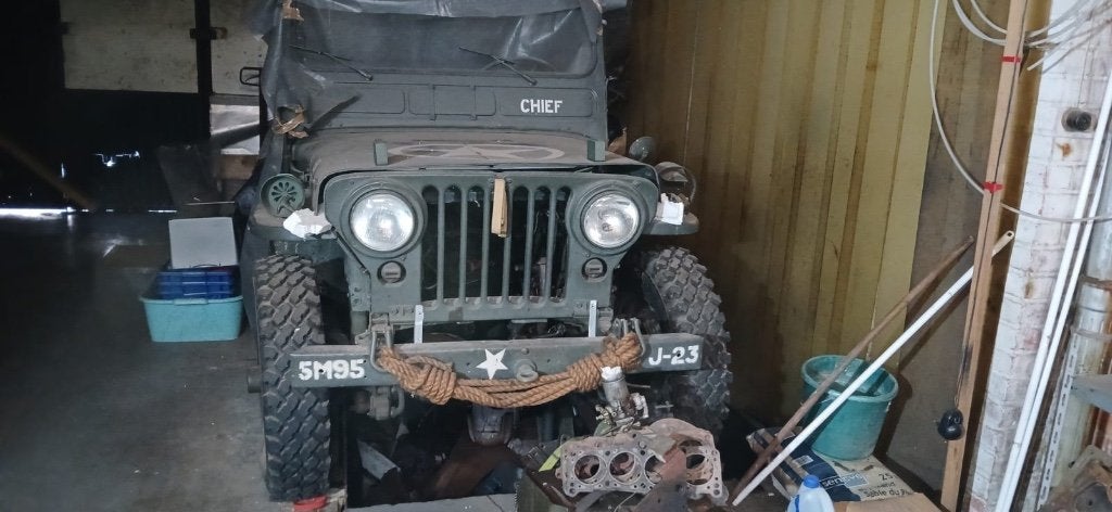 Jeep Willys Overland, Auto's, Overige Auto's, Particulier, Benzine, Overige carrosserie, 2 deurs, Handgeschakeld, Groen, Ophalen
