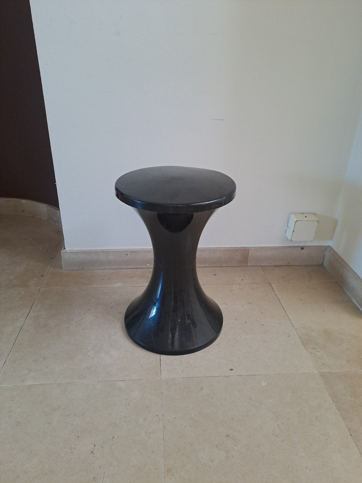 Tabouret Tam Tam noir, Enlèvement, Plastique