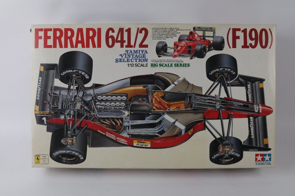 1/12e Tamiya Ferrari 641/2 (F190), Auto, Groter dan 1:32, Ophalen of Verzenden, Zo goed als nieuw