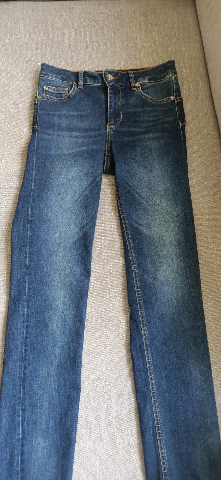 mooie blauwe stretch jeans van liuJo, Liu Jo, Zo goed als nieuw, W27 (confectie 34) of kleiner, Verzenden