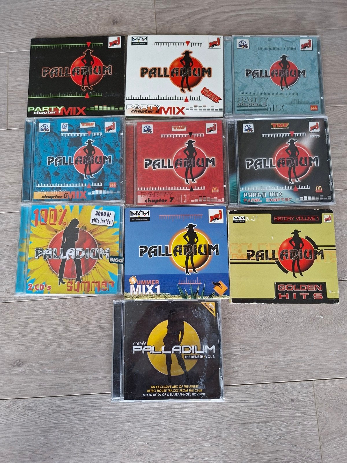 10 CD de compilation Palladium, CD & DVD, Enlèvement ou Envoi, Dance