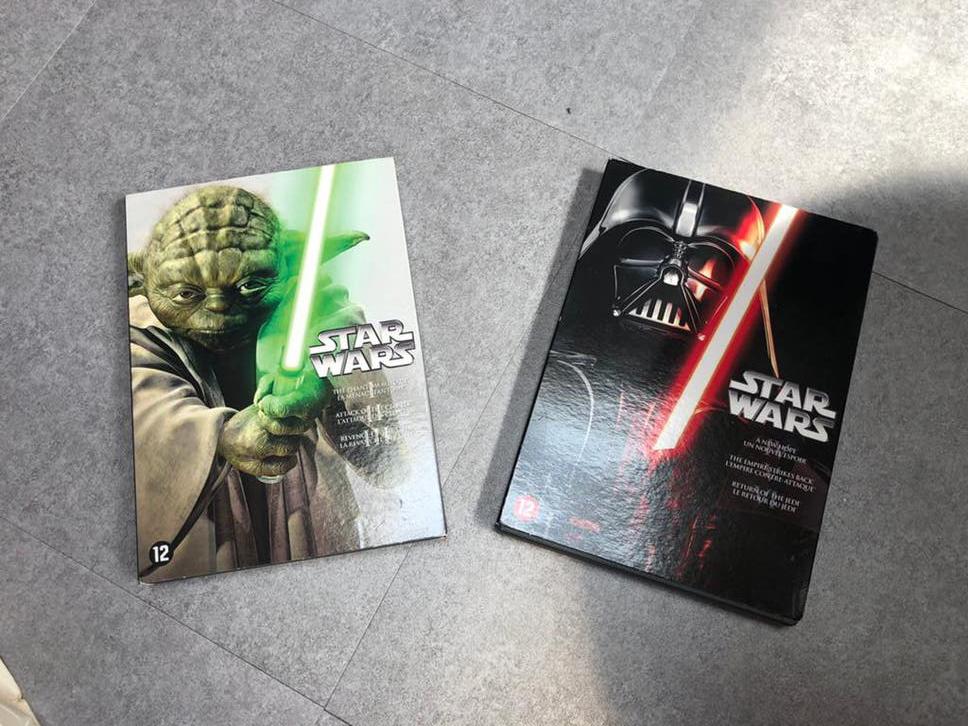 6 dvd Stars Wars, Verzamelen, Ophalen, Gebruikt