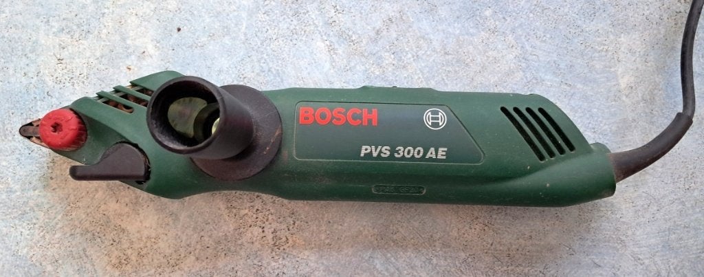Bosch ponceuse a ruban PVS300AE, Bricolage & Construction, Enlèvement, Utilisé, Moins de 600 watts, Ponceuse à bande
