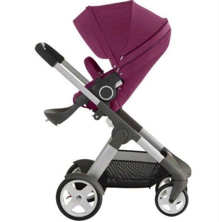 Mooie Stokke crusi kinderwagen en reiswieg te koop, Enfants & Bébés, Autres marques, Comme neuf, Enlèvement, Poussette