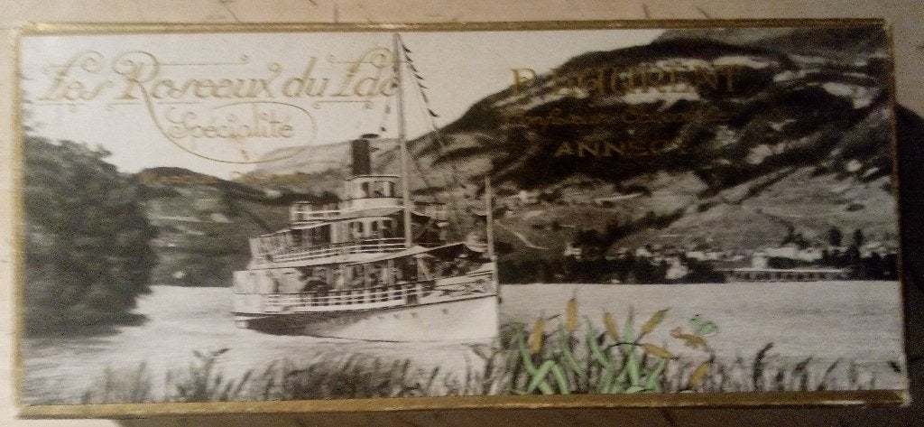 Boîte cartonnée "les roseaux du lac d'Annecy", Collections, Enlèvement ou Envoi
