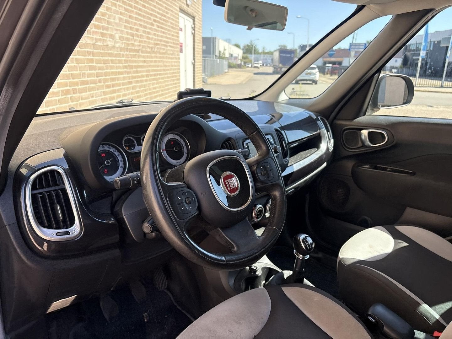 Fiat 500L Living 0.9 TwinAir Easy | Navi | Climate | Cruise, Autos, Argent ou Gris, Achat, Entreprise, Boîte manuelle