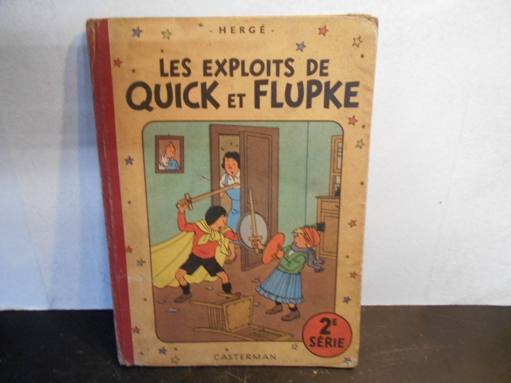 les exploits de QUICK et FLUPKE 2e série, carton, Enlèvement ou Envoi