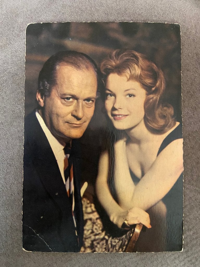 Carte Curd Jürgens and Romy Schneider, Collections, Cartes postales | Thème, Non affranchie, Stars et Célébrités, Envoi
