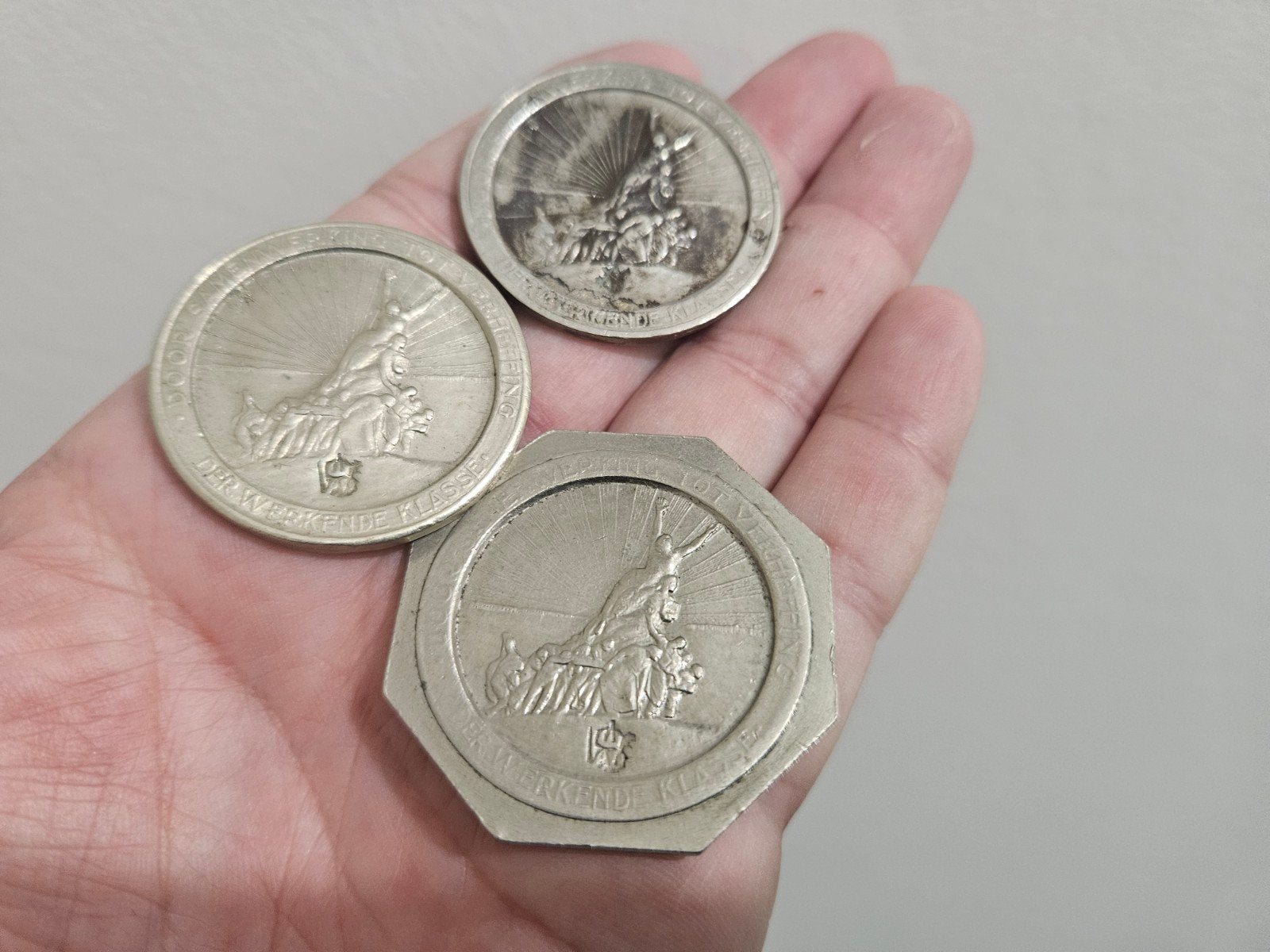 Munten Vooruit Gent, Postzegels en Munten, Munten | België, Ophalen of Verzenden