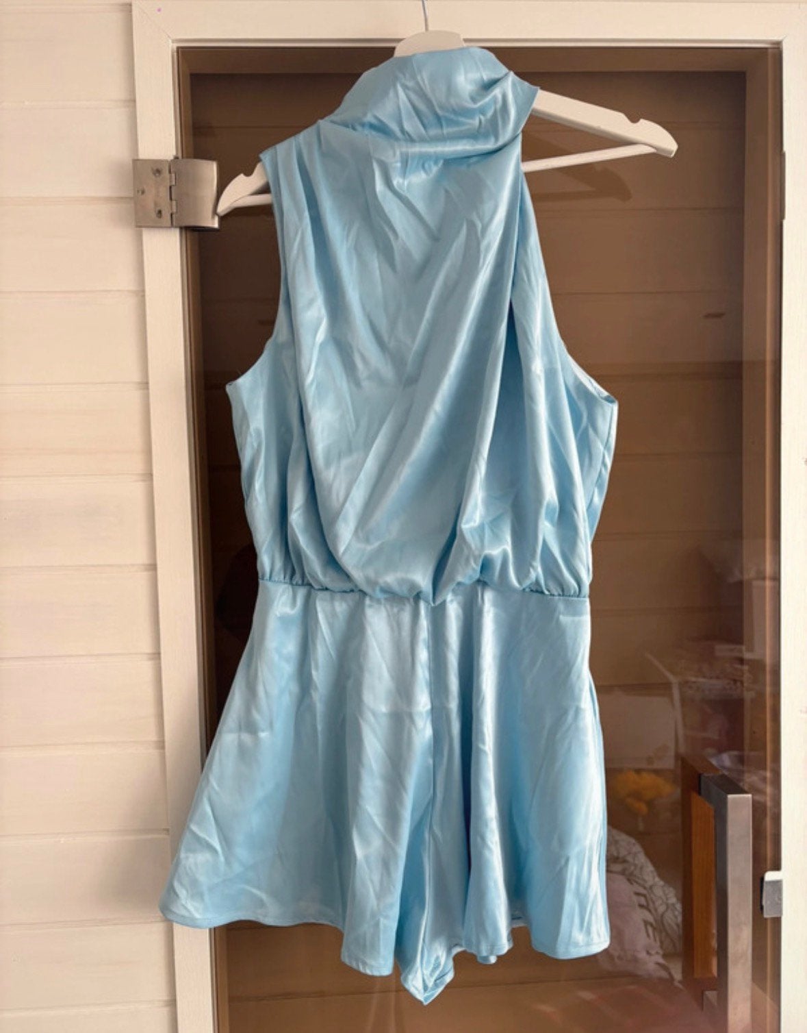 COMBISHORT ASYMÉTRIQUE SHEIN Taille 38, Vêtements | Femmes, Combinaisons, Enlèvement ou Envoi, Neuf, Taille 38/40 (M), Bleu