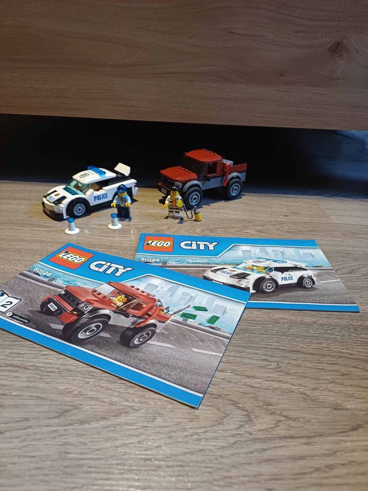 Lego city 60128 politieachtervolging, Lego, Ophalen of Verzenden, Compleet, Complete set