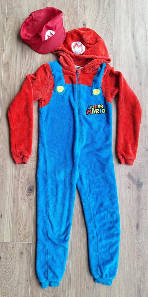 3 onesies: Mario, Spiderman, Hertje, Kinderen en Baby's, Carnavalskleding en Verkleedspullen, Ophalen