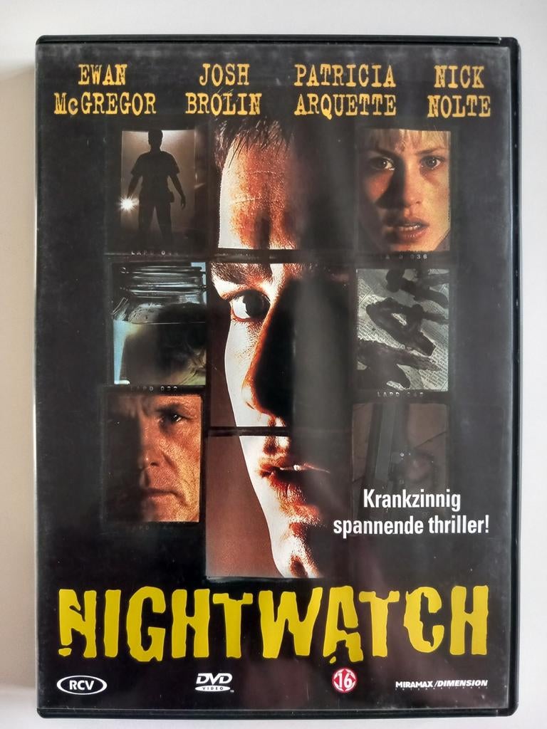 Dvd Nightwatch met Nick Nolte (Actiethriller) AANRADER, Ophalen of Verzenden, Actiethriller