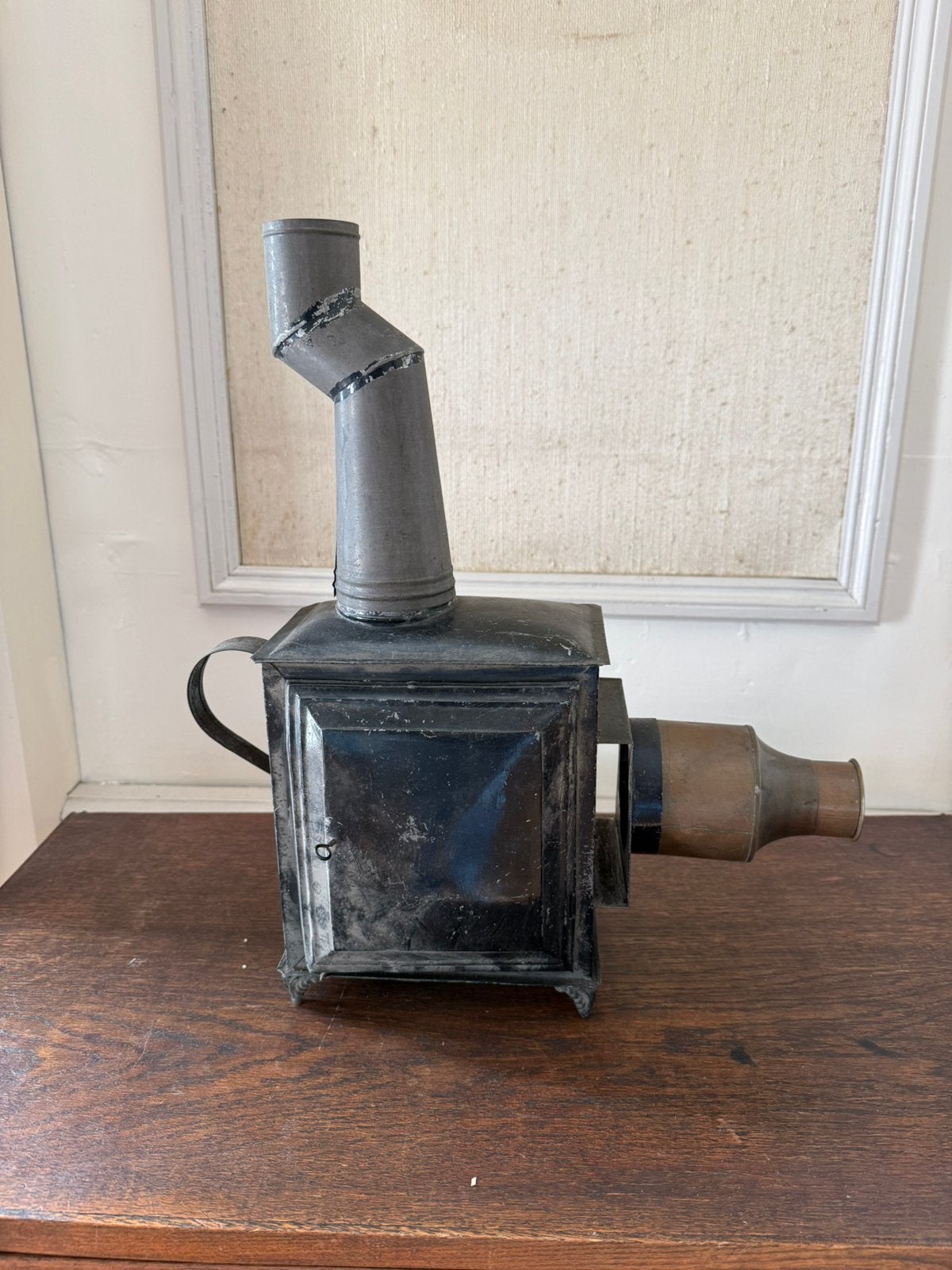 Boîte à lumière avec plaques anciennes, Antiek en Kunst, Ophalen
