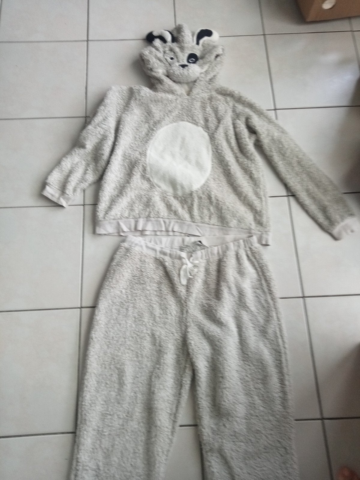 warme fleece pyjama maat 42/44, Ophalen of Verzenden, Maat 42/44 (L)