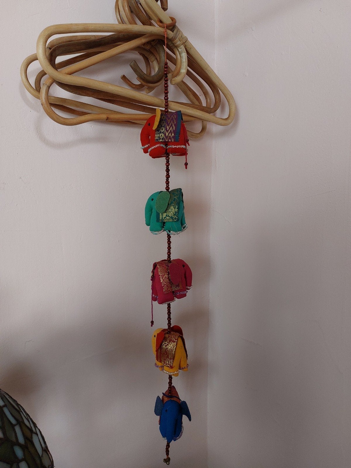Suspension bohème éléphants, Maison & Meubles, Bois