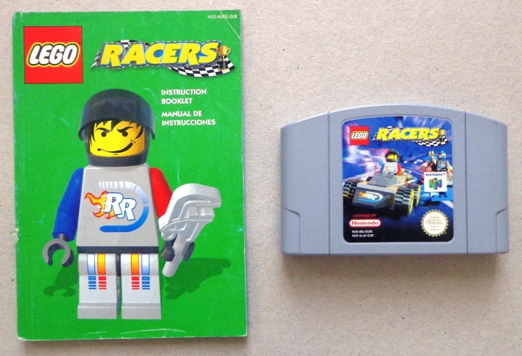 Lego Racers voor de Nintendo 64 + boekje, Games en Spelcomputers, Games | Nintendo 64, Ophalen of Verzenden, Gebruikt
