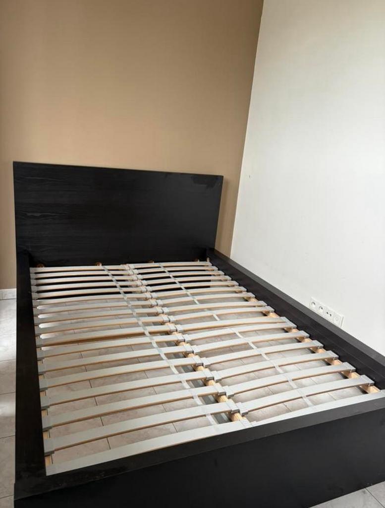 Lit Ikea Malm 160x200, Maison & Meubles, Enlèvement, Comme neuf