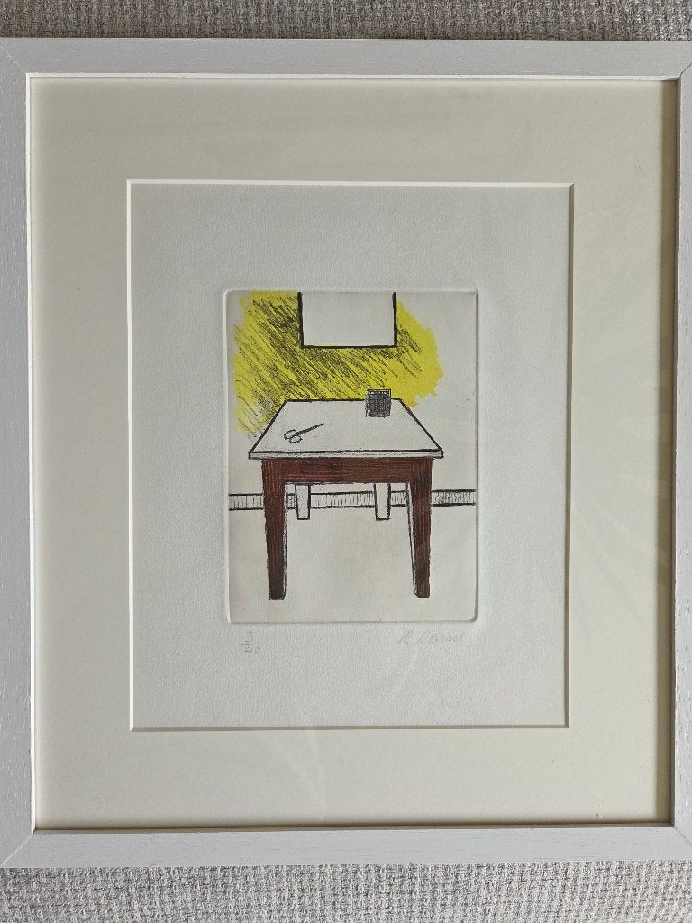 Roger Raveel ets, Antiek en Kunst, Kunst | Etsen en Gravures, Ophalen of Verzenden, Ets, Genummerd