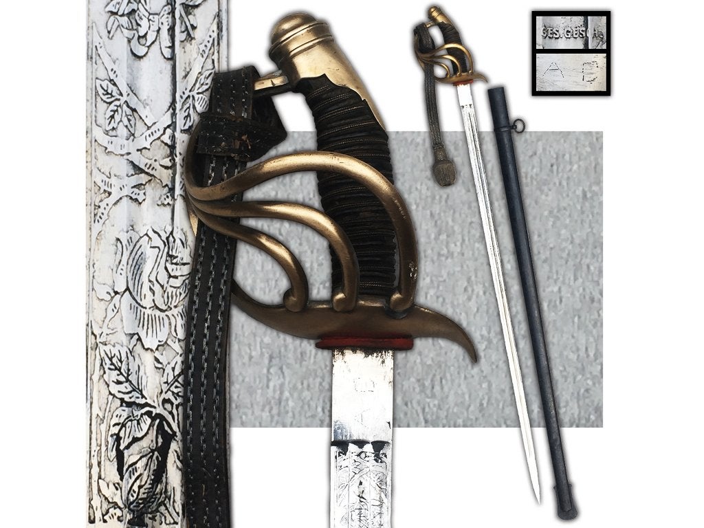 🚨Zeldzaam origineel PALASH PRUSSIAN CUIRASSIER ZWAARD XIX, Verzamelen, Militaria | Algemeen, Ophalen of Verzenden, Overige soorten
