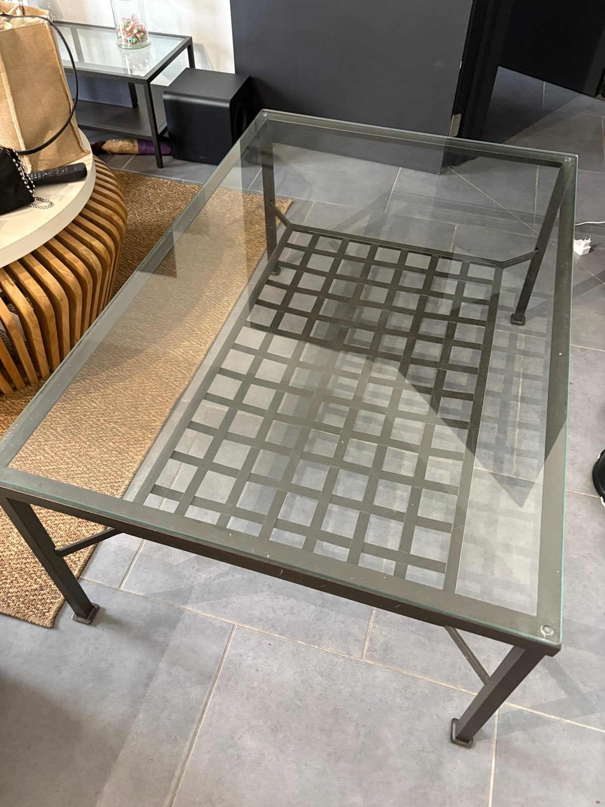 Table basse, Jardin & Terrasse, Enlèvement, Utilisé