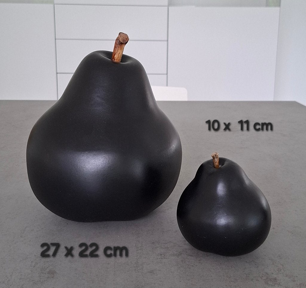 Perenset in mat zwart keramiek, Enlèvement, Noir, Pierre/céramique, Moderne