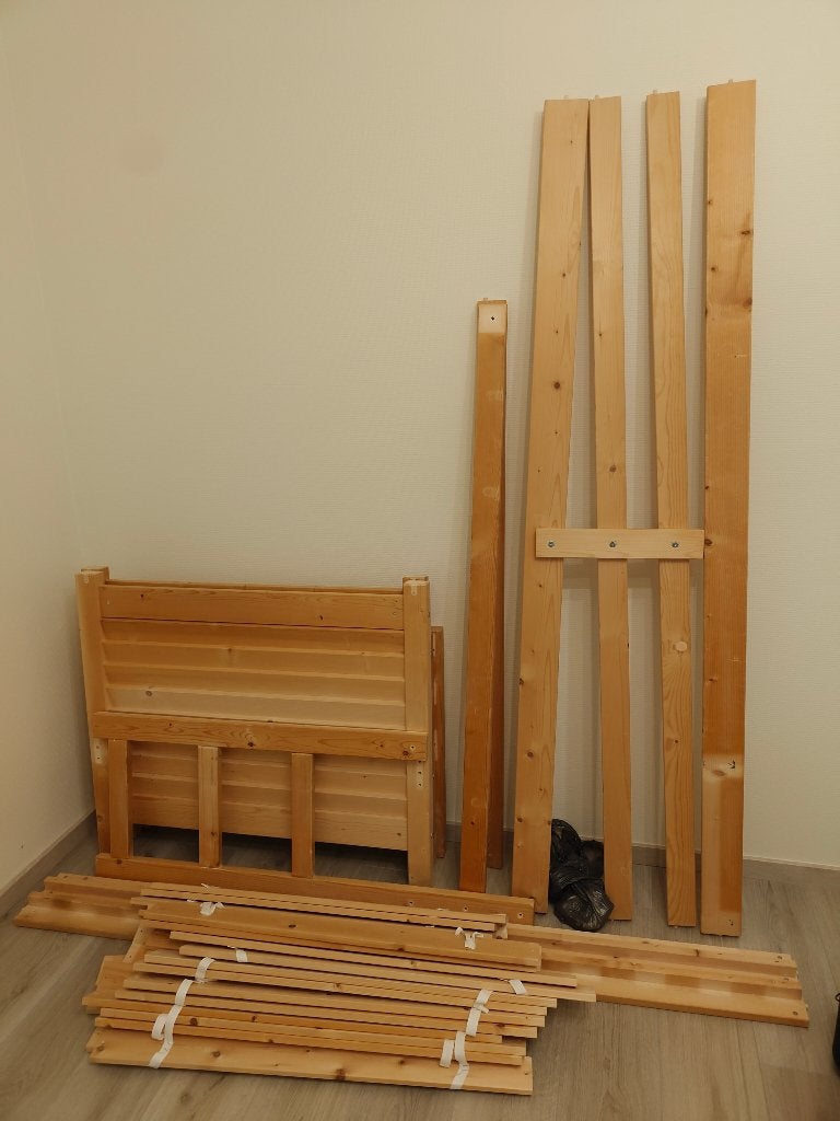 Lit superposé en bois 90 X 190 cm - Bon état, 90 cm, Enlèvement, Utilisé, Lits superposés