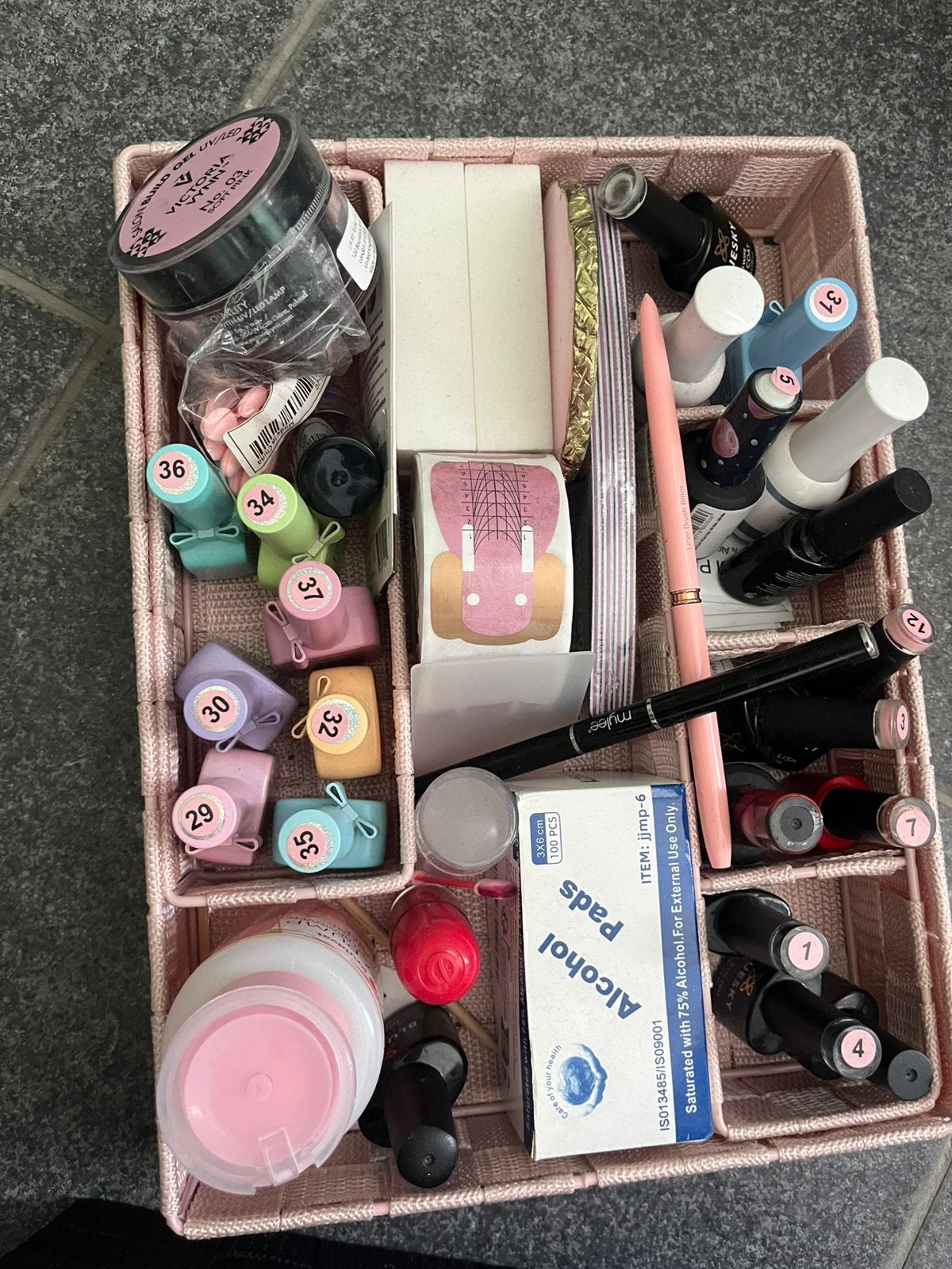 Set voor gelnagels at home, Ophalen, Zo goed als nieuw, Handen en Nagels, Accessoires