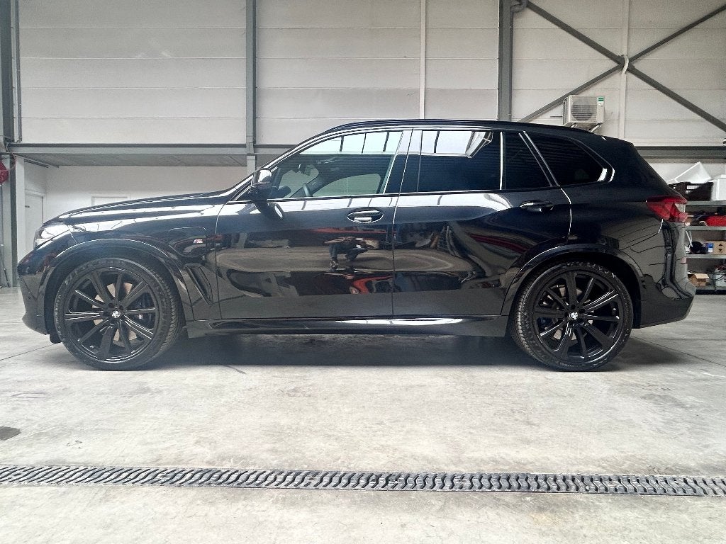 BMW X5, Auto's, Dealer onderhouden, Zwart, Leder, 5 zetels